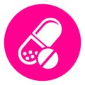 Pills icon Royalty Free Stock Photo