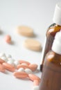 Pills and medicines Royalty Free Stock Photo