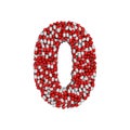 Pills number 0 - 3d digit Royalty Free Stock Photo