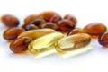 Pills of Omega-3 and lecithin