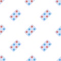 Pills pattern seamless vector Royalty Free Stock Photo