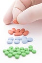 Pills selection Royalty Free Stock Photo