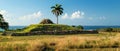 Piln de Azcar: A Sacred Site Guiding Early Caribbean Settlers. Concept Caribbean history, sacred