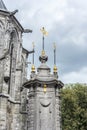 Pilory Well Fountain in Mons, Belgium.