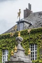 Pilory Well Fountain in Mons, Belgium.