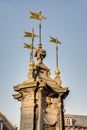 Pilory Well Fountain in Mons, Belgium.