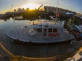 Pilot ship, Boston Harbor, Massachusetts, USA Royalty Free Stock Photo