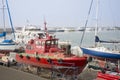 Pilot boat in Dry Dock, Kusadasi, Turkey