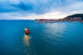 Pilot boat in Split, Croatia Royalty Free Stock Photo