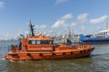 Pilot boat underway Klaipeda seaport