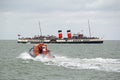 Pilot boat and waverley paddle steamer