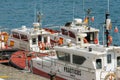 The pilot boats in the port of Santa Cruz de Tenerife