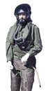 Pilot combat suit Royalty Free Stock Photo