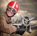 The Pilot. Royalty Free Stock Photo