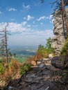 Pilot Mountain State Park in North Carolina Royalty Free Stock Photo