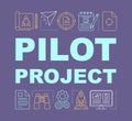 Pilot project word concepts banner