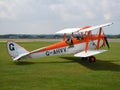 Pilot training in old biplane