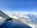 Pilot view from cockpit, inflight view