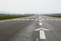 Pilot view - runway before departure Royalty Free Stock Photo