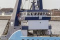 Pilothouse of commercial fishing vessel Sea Watcher II Royalty Free Stock Photo