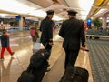 Pilots in a Delta gate preparing to fly out to their destination at the Orlando International Airport