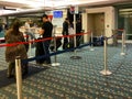 Pilots in a Delta gate preparing to fly out to their destination at the Orlando International Airport