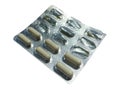 Pils tablets in blister pack isolated