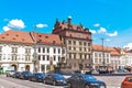 Pilsen City Hall the view from the main town square