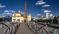 Pilsen, Czech Republic - August 16, 2022 - Pilsner Urquell Brewery from 1839, Pilsen town is known as the birthplace of the Royalty Free Stock Photo
