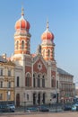 Pilsen, Czech republic - 02/08/2018: Great synagogue Royalty Free Stock Photo