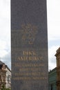 Pilsen, Czech Republic, 1.09.2019 - Thank you, America. U.S. army Monument