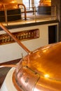 Pilsen, Czech Republic, 1.09.2019 - vintage brewery boilers Pilsner Urquell Royalty Free Stock Photo