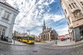 Pilsen Plzen, Czech Republic - May 27, 2018: View of Republic Square