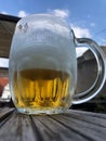 Pilsner Urquell beer Royalty Free Stock Photo