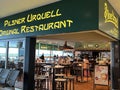 Pilsner Urquell Original Restaurant at Vaclav Havel Airport in Prague, Czech Republic