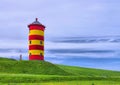 Pilsum Lighthouse Royalty Free Stock Photo
