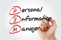 PIM - Personal Information Manager acronym