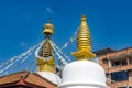 Pimbahal Pukhu Pond Temple Stupa in Patan City of Nepal