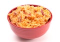 Pimento Cheese Isolated on a White Background