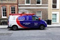 Pimlico Plumbers van on a call out Royalty Free Stock Photo