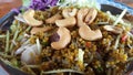 Pimp Egg Salad seafood, thai food Royalty Free Stock Photo