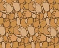 Pin board seamless pattern illustration for reminder and notice pins. brown cork board vector texture background