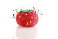 Pin cushion isolated Royalty Free Stock Photo