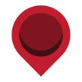 pin icon location illustration