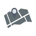 Pin on map icon