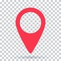 Pin map navigation localization icon image