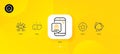 Pin marker, Star target and Recycle minimal line icons. For web application, printing. Vector
