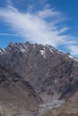 Pin River, Dhankhar Village, Spiti Valley, Himachal Royalty Free Stock Photo