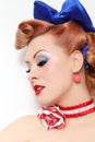 Pin-up beauty Royalty Free Stock Photo