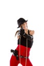 Pin up Gangster Royalty Free Stock Photo